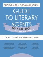 Guide to literary agents