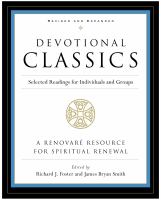 Devotional classics : selected readings for individuals and groups