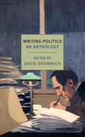 Writing politics : an anthology