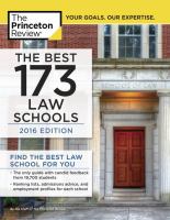 The best ... law schools