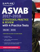 ASVAB ... Strategies, practice & review