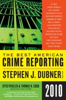 The best American crime reporting, 2010