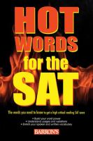 Hot words for the SAT
