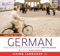 Starting out in German