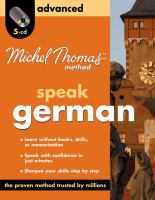 Speak German. Advanced