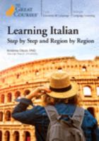 Learning Italian : step by step and region by region