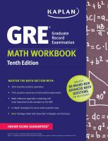 Kaplan GRE math workbook
