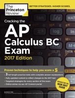 Cracking the AP. Calculus BC exam