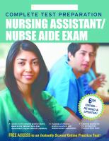 Nursing assistant/nurse aide exam
