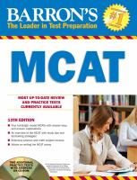 MCAT : Medical College Admission Test
