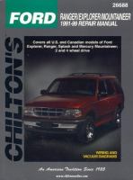 Chilton's Ford Ranger/Explorer/Mountaineer 1991-99 repair manual