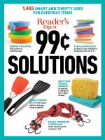 99¢ solutions : 1,465 smart and frugal uses for everyday items