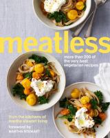 Meatless : more than 200 of the very best vegetarian recipes