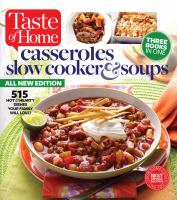 Casseroles, slow cooker & soups