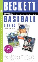 The official price guide to baseball cards