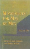 Monologues for men by men. Volume two