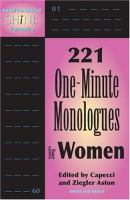 221 one-minute monologues for women