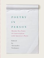 Poetry in person : 25 years of conversation with America's poets