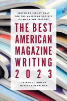 The best American magazine writing