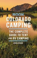 Moon outdoors. Colorado camping