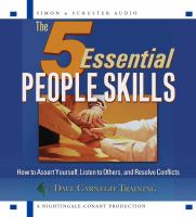 5 essential people skills : [how to assert yourself, listen to others, and resolve conflicts