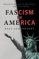 Fascism in America : past and present