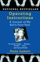 Operating instructions : a journal of my son's first year