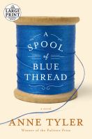 A spool of blue thread