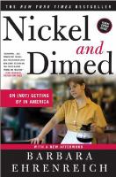 Nickel and dimed : on (not) getting by in America