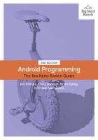 Android programming : the Big Nerd Ranch guide