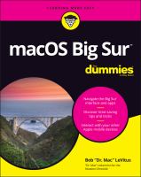 MacOS Big Sur for dummies