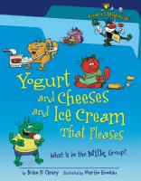 Yogurt and cheeses and ice cream that pleases : what is in the milk group?