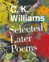 Selected later poems