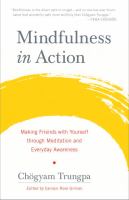 Mindfulness in action : making friends with yourself through meditation and everyday awareness