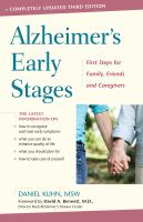 Alzheimer's early stages : first steps for family, friends and caregivers