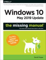 Windows 10 : May 2019 update