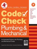 Code check plumbing & mechanical : an illustrated guide to the plumbing and mechanical codes