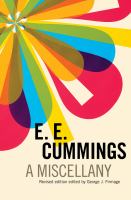 E. E. Cummings : a miscellany
