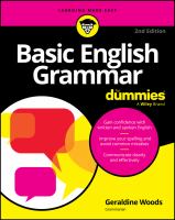 BASIC ENGLISH GRAMMAR FOR DUMMIES