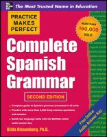 Complete Spanish grammar