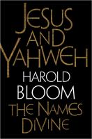 Jesus and Yahweh : the names divine