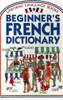 Beginner's French dictionary