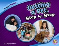 Getting a pet : step by step