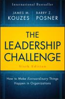 The leadership challenge : how to make extraordinary things happen in organizations