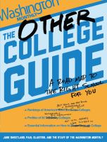 The other college guide : a roadmap to the right school for you