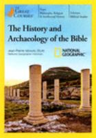 The history and archeology of the Bible