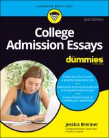 College admission essays