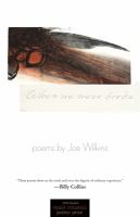 When we were birds : poems