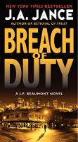 Breach of duty : a J.P. Beaumont mystery