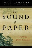 The sound of paper : starting from scratch